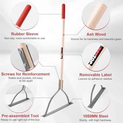 Weed Grass Cutter Manual Weed Wacker Grass Whip Double Serrated Blade Weed Cutter Tool,38 inches