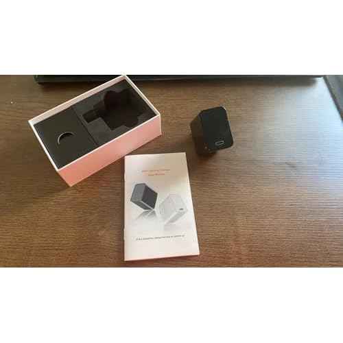 4K Nanny Cam Hidden Camera Supports 2.4G&5GHz WiFi, Hidden Camera Charger, Small Nanny Cam with Human Detection, Night Vision, 160¡ÆWide View-Angle, Type C Nanny Camera for Home