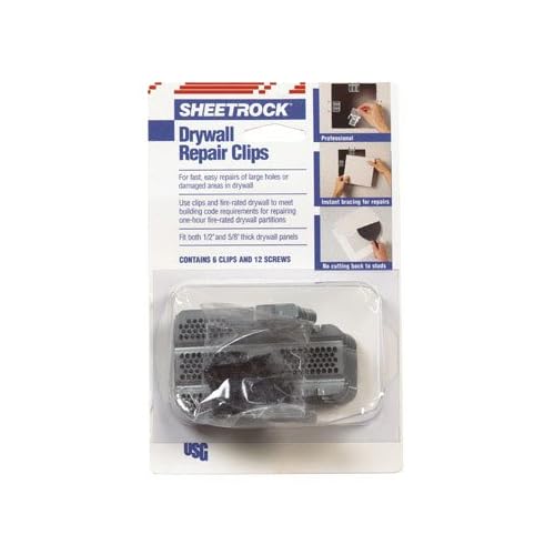 Sheetrock 1.88 ft. L x 1.25 in. W Reinforced Metal White Wall Repair Kit