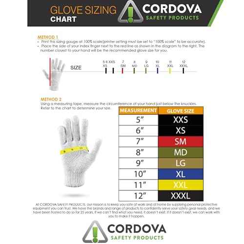 Cordova 1600 Red Lined Gloves, Slip-On Style, Brown Jersey, Large, 12-Pack