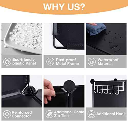 12 Cube Storage Organizer for Clothes, DIY Portable Closet Shelves Clothing Storage for KidsShelves Clothing Storage for Kids