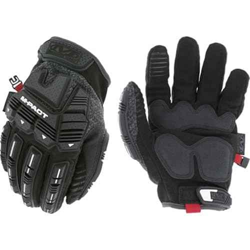 Mechanix Wear ColdWork M-Pact Winter Work Gloves - Insulated Wind & Water Resistant Heavy Duty Work Gloves - Impact Protection - Machine Washable - Large - Black & Grey