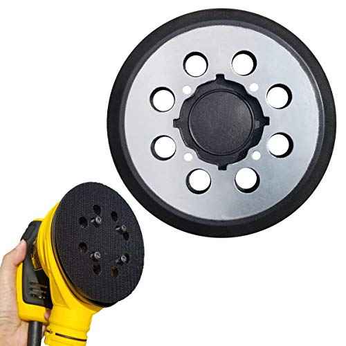 5" Hook-&-Loop Replacement Sander Pad for DeWalt DWE6423/6423K, DWE6421/6421K, DCW210B Random Orbital Sander - 5 Inch Aluminum Alloy Sanding Pad for Part Number DWE64233 & N329079 ¡¦