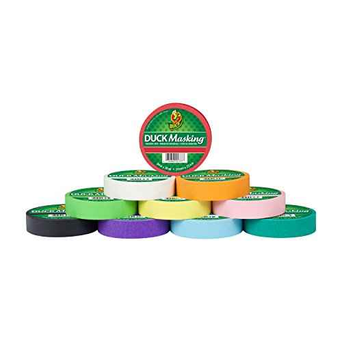 Duck Masking 240882 Light Green Color Masking Tape, .94-Inch by 30 Yards