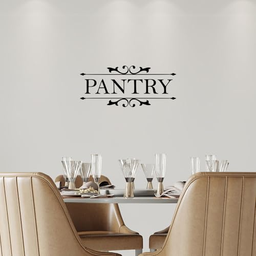 Pantry Vinyl Wall Decal Sticker Art Decal for Pantry Room Door Home Decoration