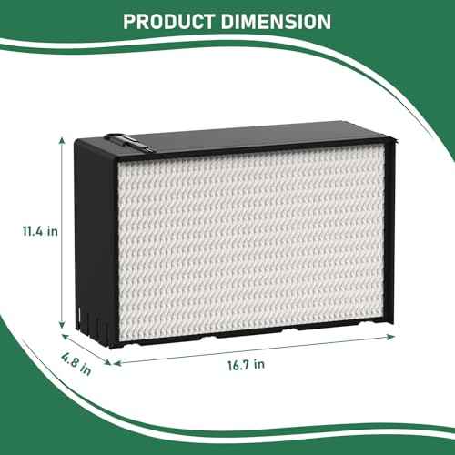 Carmerny 2 Pack 1045 Super Wick Humidifier Filter Replacement Compatible with Essick Air AIRCARE H12300, H12300HB, H12400, H12400HB, H12600, H12600, H12001, H12AEUO, H12AUKP Series Humidifiers