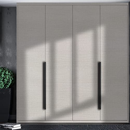 WAPANE Grasscloth Peel and Stick Wallpaper 15.7" x 196.8", Faux Linen Contact Paper for Cabinets/Countertops Removable, Textured Wall Paper Self Adhesive, Vinyl Fabric Wallpaper Waterproof