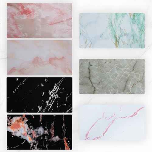 Black White Marble Contact Paper for Countertops, 15.7" X 39.3" Peel and Stick Glossy Marble Granite Wallpaper, Vinyl Self Adhesive Contact Paper for Cabinet Countertop Shelf Kitchen Appliances