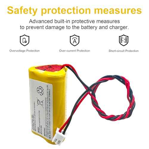 5-Pack 3.6V 900mAh Ni-Cd AA Rechargeable Emergency Light Batteries for Exitronix 10010037, Max Power B2-0031 MH468886, Unitech LEDR-1 6200RP, Dantona CUSTOM-318 OSA230, Replacement Battery.