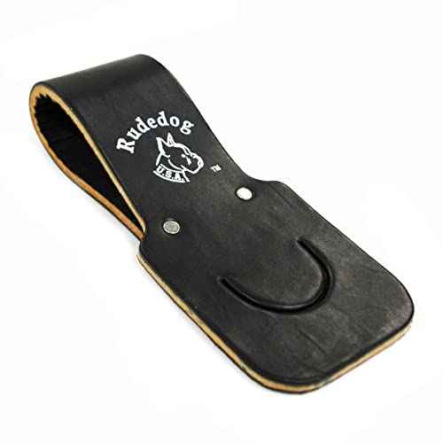 Single Spud Wrench Holder ? Premium Black Leather ? Rudedog USA #3001