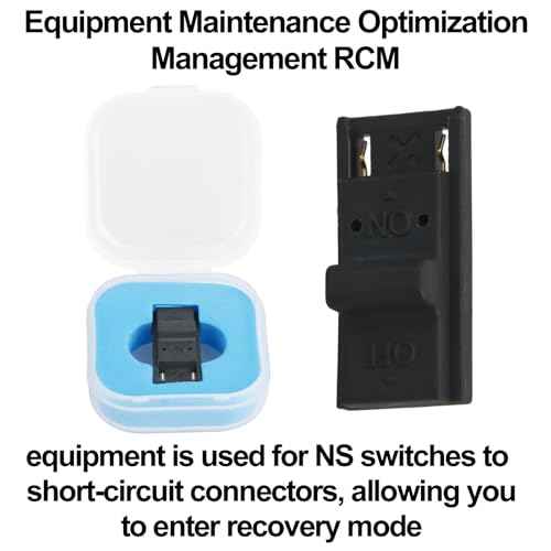 Gosknor 2pcs RCM Jig Clip, Plastic Switch RCM Loader Jig Short Circuit Tool Recovery Accessories Compatible with Switch Console