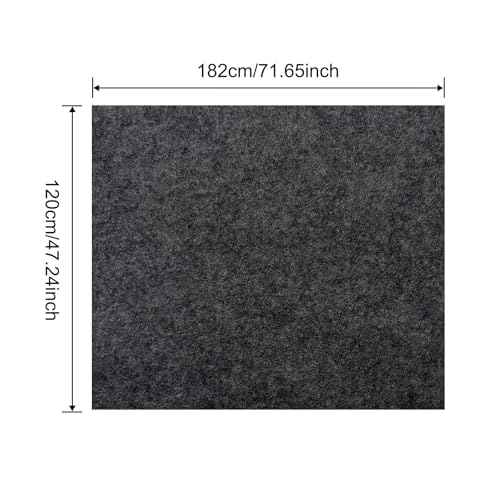 4 x 6 FT Outdoor Storage Shed Mat, 3mm Thickened Waterproof Shed Base Flooring Pad, Outdoor Carport Mat, Anti-Slip Dustproof Patio Furniture Floor Scratch Prevention