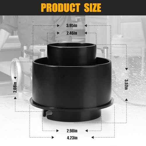 514001148 Planer Vacuum Adapter Replacement for DeWalt DW735 DW735X Planer, Fit for Dewalt Planer Parts
