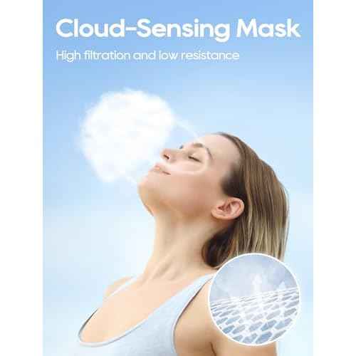 Funight KN95 Face Mask 100 BLACK