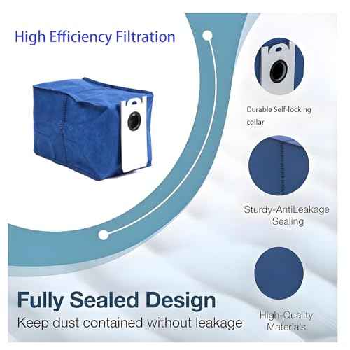 Replacement Dust Bags Compatible With BObsweep Dustin/Ultra-Vision/Orb-i / RC400 £º7 pack Durable and Efficient vacuum Bag for Pet Hair, Dirt, and Debris on All Floor Surfaces