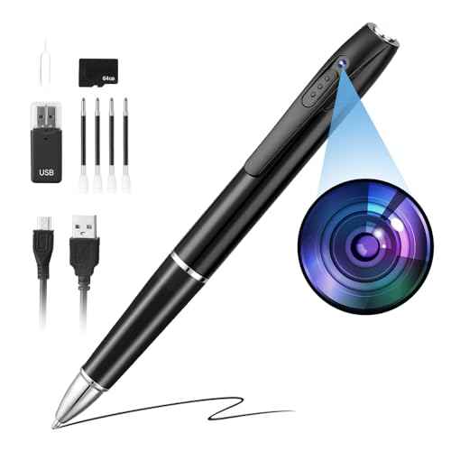 Hidden Spy Camera, 64GB Body Cam, Mini Camera with 1080P HD, Rechargeable Small Pocket Cam, Portable Pocket Camera, Small Video Recorder