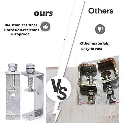 Clamp Heavy Duty Tiger Clamp Metal C Clamps Woodworking C-Clamp With Wide Jaw Opening (130MM)£¬2PCS