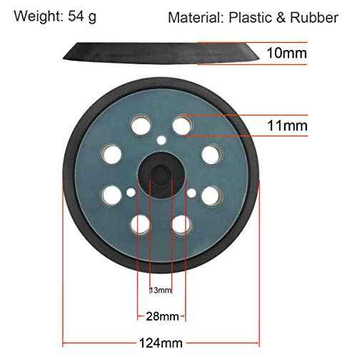 5 Inch Replacement Pad for Dewalt Sanders DW4388,DW423,D26451,D26453 Random Orbit Sander Accesories