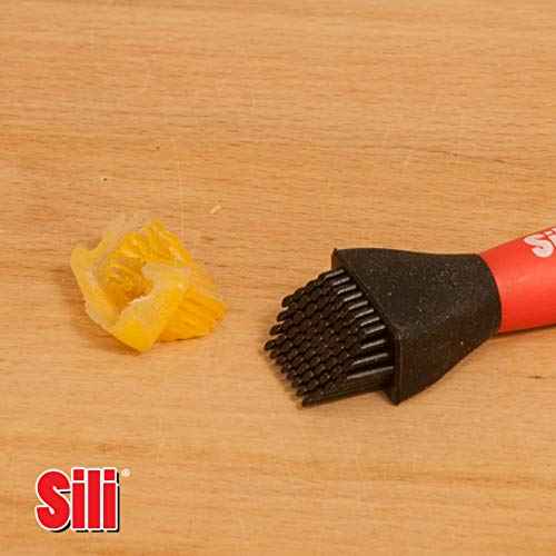 Sili Non-Stick 1" Wood Glue Brush, Easy Clean Silicone Wood Glue Applicator for Woodworking, Arts, Hobby and Crafts