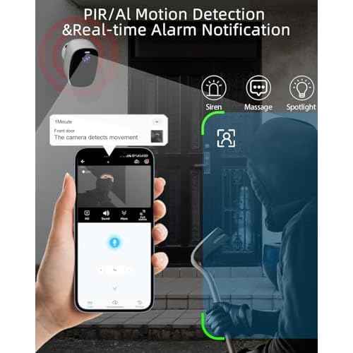 2Pack 5G&2.4G Security Cameras Wireless Outdoor ,2K Camera for Home Security with Motion Detection Spotlight Siren Alarm WiFi Surveillance Indoor Camera, Color Night Vision, 2-Way Talk, IP65, Cloud/SD