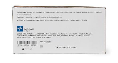 Curad Performance Series Premium Porous Cotton Tape, 1" x 10 yd. Box of 12