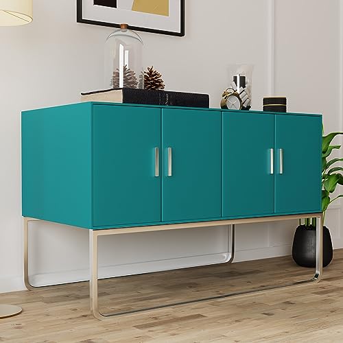 Livelynine Teal Wallpaper Peel and Stick Teal Contact Paper for Cabinets Desk Removable Green Blue Wallpaper Stick on Wall Paper Roll for Bedroom Adults Kids Room Girls Boys Dorm 15.8x78.8 Turquoise