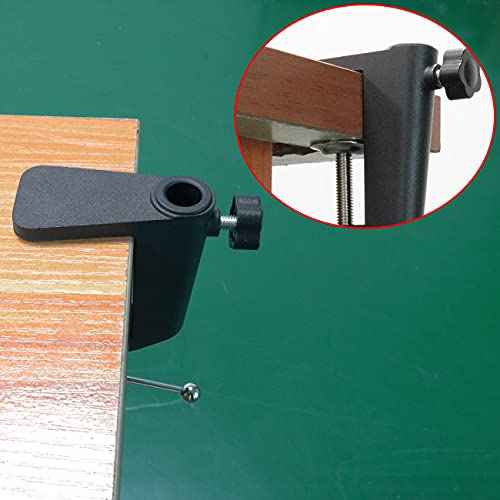 Black C-Clamp Cantilever Bracket Clamp Holder Desk Lamp Clip Fittings Base Hose DIY Swing Arm Lighting Accessory Metal Clamp