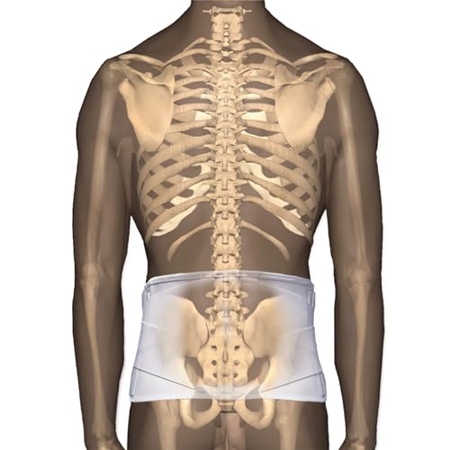 Core Products Corfit LS Lumbar Support Back Brace for Back Pain, Men/Women - White, 4XLarge