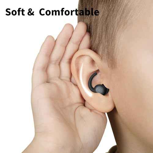 WUTAN Kids Ear Plugs (6-12yrs) & Ear Plugs for Adults with Small Ear Canals, Reusable Noise Reduction Earplugs for Sleep, Focus, Airplane, Concerts, Sports Events, Sleeping, 33dB Noise Cancelling