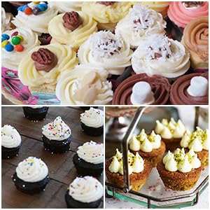 Silicone Muffin Pan Set - Mini 24 Cups, Regular 12 Cups Cupcake Pan, Jumbo 6 Cups Muffin Pan Silicone Bakeware for Baking Set of 3