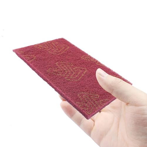 Litoexpe 6 Pcs 7447 Fine General Purpose Scuff Pads Sanding Hand Pads for Paint Prep, Scuffing, Scouring, Sanding