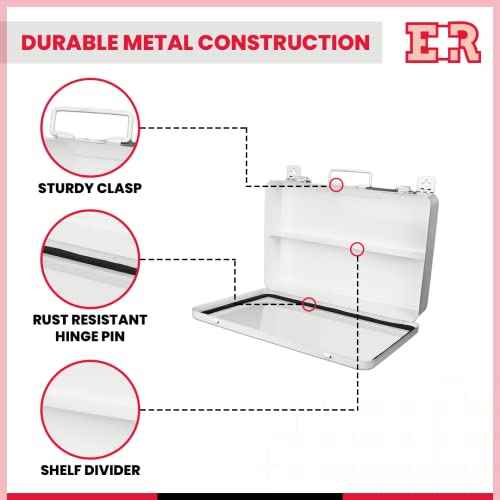 Ever Ready First Aid Metal Case, No.36 ? 14¡± x 10¡± x 2.5¡±