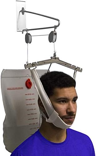 OTC Cervical Traction Kit, Neck Pain Relief, Vertebrae Disk Herniation, Complete Over Door Setup