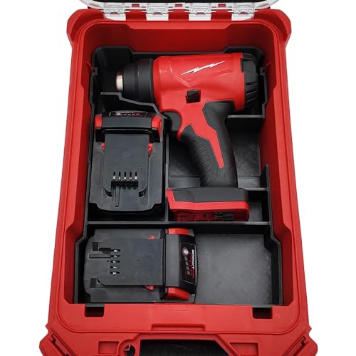 Packout Organzier for Milwaukee M18 Heat Gun model (2688-20) and Compact Tool Box Model (48-22-8435)