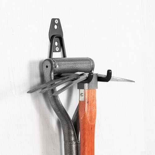 8 Pack 5.2x5.1 Inch U Garage Hooks,Utility Steel Heavy Duty Wall Mount Hangers,with Anti-Slip Coating,for Hanging Bike,Ladder,Ropes,Bulk Items,Power,Yard and Garden Tools