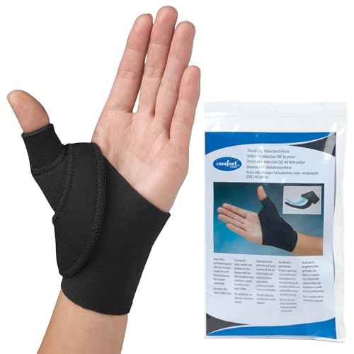Comfort Cool Thumb CMC Abduction Splint, Large Plus, Left Hand, Thumb Brace for CMC Joint Support, Moldable Thumb Wrap, Supports Without Limiting Finger Movement, Lightweight & Washable