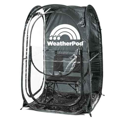 WeatherPod¢ç The Original Shark Tank MyPod¢â 1-2 Person Pop-Up Pod - Stay Warm, Dry, and Out of The Sun - Weather Pod for Sports, Rain, or Wind