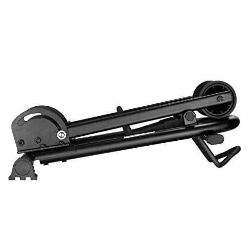 Bike Floor Stand ? Foldable Bicycle Stand with Rubber Feet for Indoor Bike Storage ? Touchless Parking for a Mountain, Road, or BMX Bike