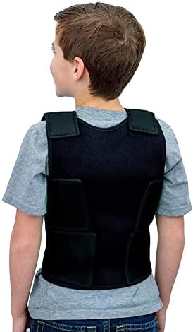 Sensory Compression Vest Sensory Processing Disorder Vest Deep Pressure Comfort for Autism Hyperactivity Mood Processing Disorders (Medium 17” x 30”)