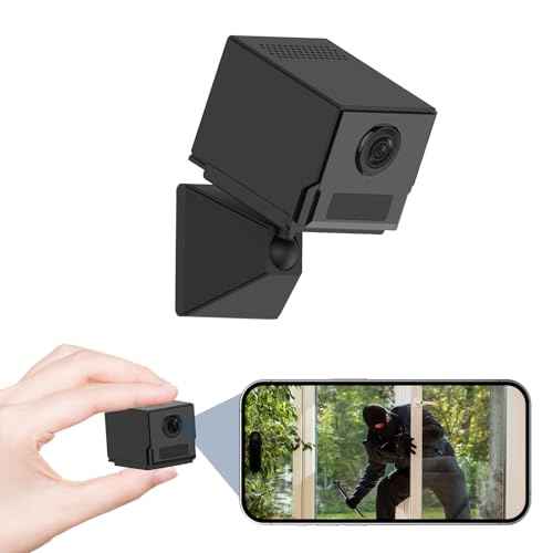Mini Hidden Camera - Spy Camera WiFi 2K HD DV Night Vision Offline Video Recorder Wireless PIR Motion Detection 100 Days Standby Real-Time View Security Cam