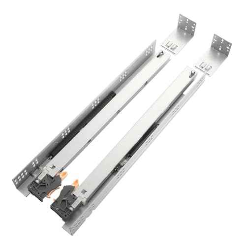 6 Pairs of 12 Inch Undermount Soft Close Drawer Slides Bottom Mount Full Extension 100LB Capacity with Adjustable Locking Devices and Brackets