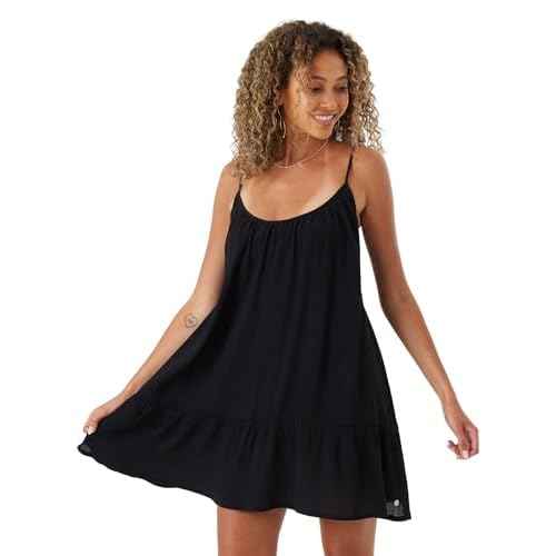 Roxy Women's Casual Dress ? Sundress & Swimsuit Cover-Ups for Beach, Poolside, Resort Wear, Midnight, Medium