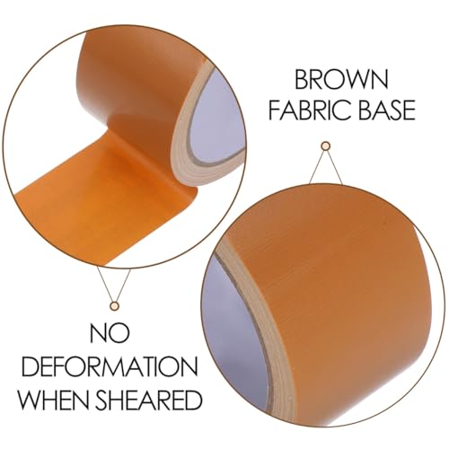 SUPVOX Single Sided Carpet Tape Waterproof Electrical Adhesive Duct Tape Floor Rug Tape Brown