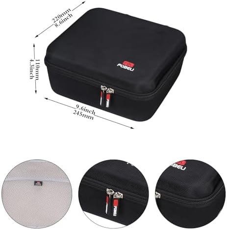 FBLFOBELI Hard Storage Case Compatible with OMRON Platinum BP5450/10 Series BP7450/Gold BP5350/7 Series BP7350 Blood Pressure Monitor with Upper Arm Cuff, Case Only (Black)