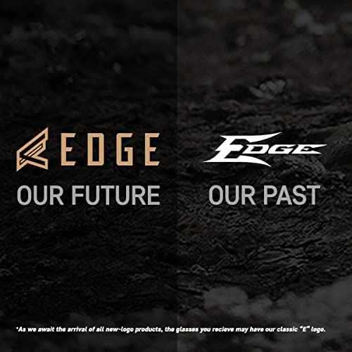 Edge TXB246 Brazeau Polarized Wrap-Around Safety Glasses, Anti-Scratch, Non-Slip, UV 400, Military Grade, ANSI/ISEA & MCEPS Compliant, 5.04" Wide, White Frame/Smoke Lens