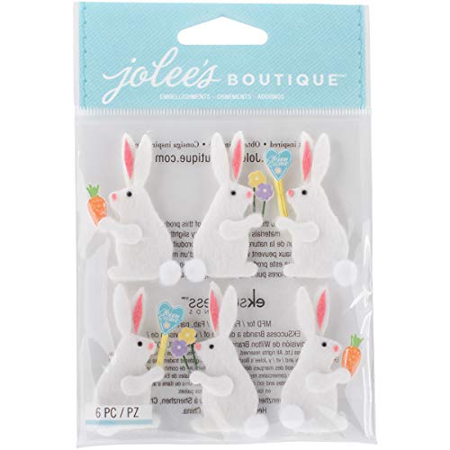 Jolees Boutique Dimensional Stickers, Easter Bunnies