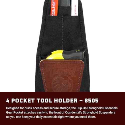 Occidental Leather 4 Pocket Tool Holder - 4 Pockets & Tool Holders - Made in USA