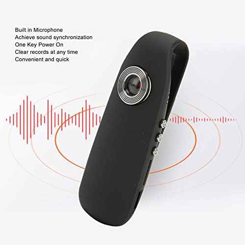 Mini Body Camera, 1080P HD Hidden Spy Camera Wearable Pocket Body Worn Camera Video Recorder, Loop Recording, Camcorder for Cycling Security Guard