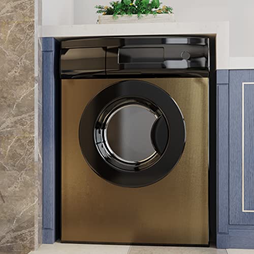 LACHEERY Shimmer Brown Gold Peel and Stick Wallpaper Bronze Metallic Accent Wallpaper Modern Shiny Metal Contact Paper for Kitchen Appliances Waterproof Removable Wall Paper Refrigerator 15.8"x80"