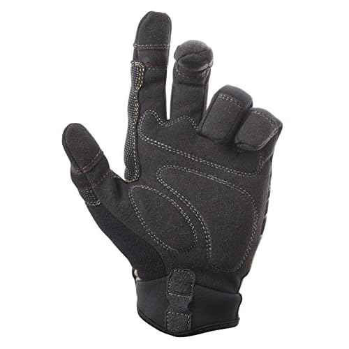 Custom Leathercraft130L Subcontractor Flex Grip Work Gloves, Large